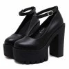Kinky Cloth Cosplay Baby Doll Thick Heel Platform Pumps