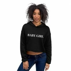 Kinky Cloth Top & Tees Baby Girl Crop Hoodie