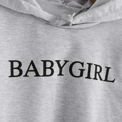 Kinky Cloth Baby Girl Crop Top Hoodie ABDL - Adult Baby