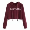Kinky Cloth Baby Girl Crop Top Hoodie ABDL - Adult Baby