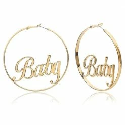 Kinky Cloth Cosplay Baby Hoop Earrings