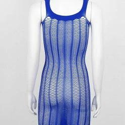 Kinky Cloth Dresses Hollow Out Fishnet Mini Dress