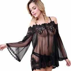 Kinky Cloth Babydoll Lace G-string Set
