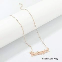 Kinky Cloth Babygirl Necklace