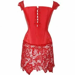 Kinky Cloth Goth Back Zipper Lace Up Front Corset Dress 12 Kinky Cloth Goth Back Zipper Lace Up Front Corset Dress