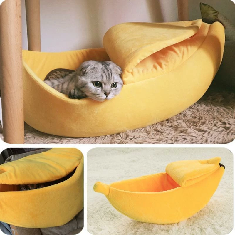 Kinky Cloth Kawaii Banana Pet Bed 2 Kinky Cloth Kawaii Banana Pet Bed