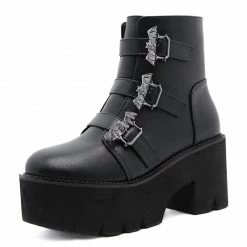 Kinky Cloth Bat Demonia Platform Boots