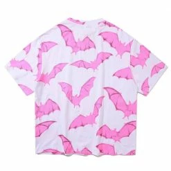Kinky Cloth Goth Bat Graphic Oversized T-Shirt 9 Kinky Cloth Goth Bat Graphic Oversized T-Shirt