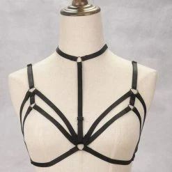 Kinky Cloth BDSM Bra Harness 32 Kinky Cloth BDSM Bra Harness