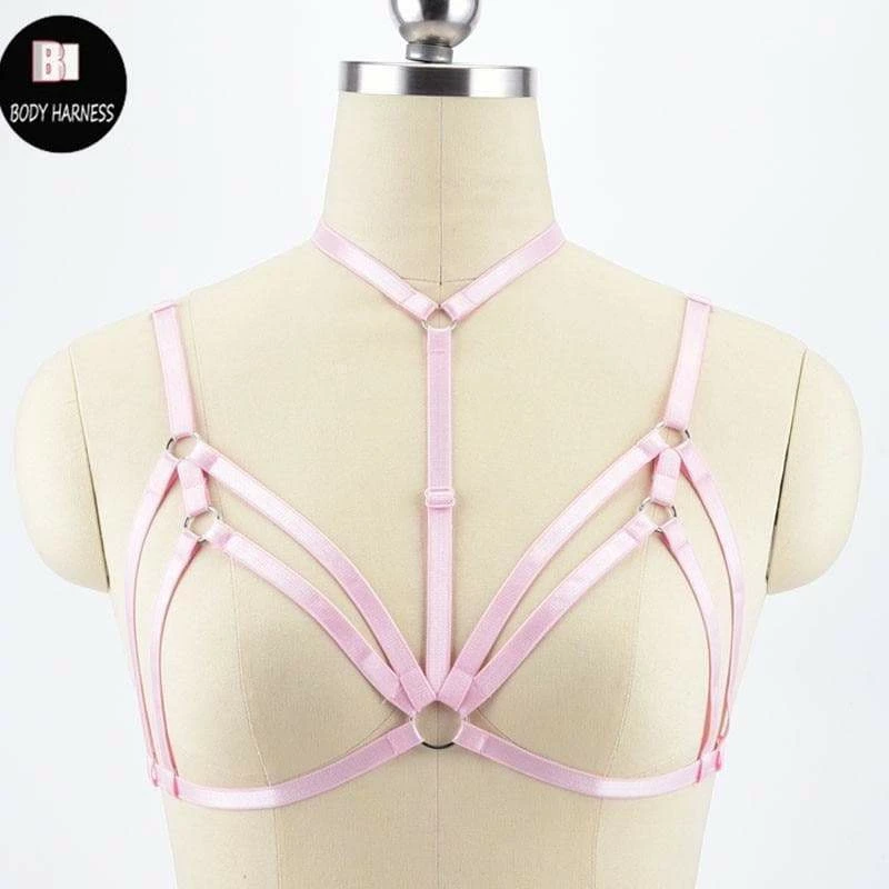 Kinky Cloth BDSM Bra Harness 6 Kinky Cloth BDSM Bra Harness
