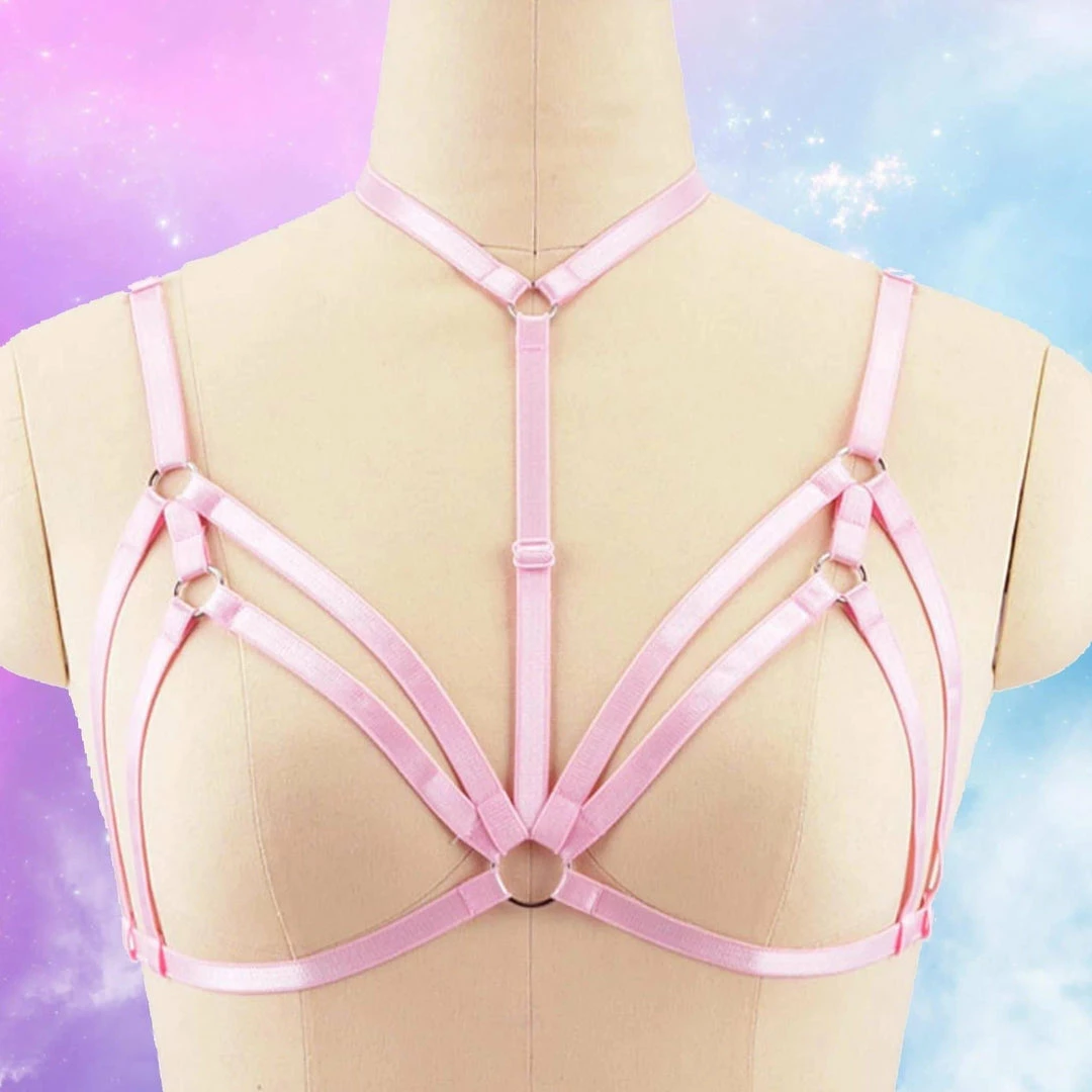 Kinky Cloth BDSM Bra Harness 1 Kinky Cloth BDSM Bra Harness