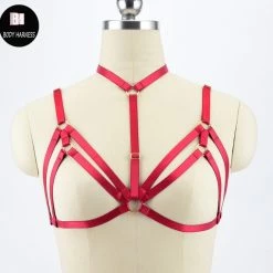 Kinky Cloth BDSM Bra Harness 39 Kinky Cloth BDSM Bra Harness
