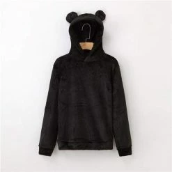 Kinky Cloth Bear Ears Sweatshirt Hoodie