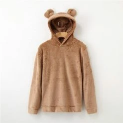 Kinky Cloth Bear Ears Sweatshirt Hoodie