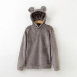Kinky Cloth Bear Ears Sweatshirt Hoodie