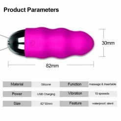Kinky Cloth Bed Bug 10 Speed Vibrator W/ Wireless Remote Vibrators