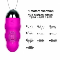 Kinky Cloth Bed Bug 10 Speed Vibrator W/ Wireless Remote Vibrators