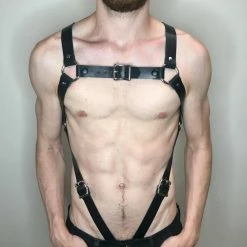 Kinky Cloth Belt Harness