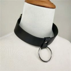 Kinky Cloth BDSM Belt Ring Collar 10 Kinky Cloth BDSM Belt Ring Collar