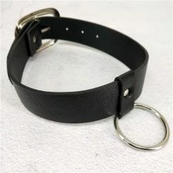 Kinky Cloth BDSM Belt Ring Collar 12 Kinky Cloth BDSM Belt Ring Collar
