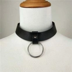 Kinky Cloth BDSM Belt Ring Collar 13 Kinky Cloth BDSM Belt Ring Collar