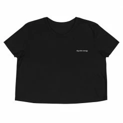 Kinky Cloth Big Dick Energy Embroidered Crop Top