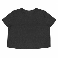 Kinky Cloth Big Dick Energy Embroidered Crop Top