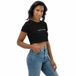Kinky Cloth Big Dick Energy Organic Crop Top Top & Tees
