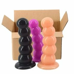 Kinky Cloth Big Dildo Strong Suction Beads Plug