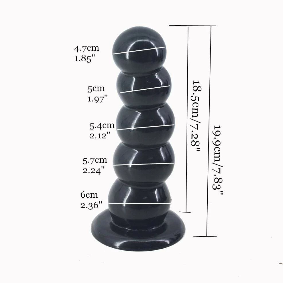 Kinky Cloth Big Dildo Strong Suction Beads Plug 3 Kinky Cloth Big Dildo Strong Suction Beads Plug
