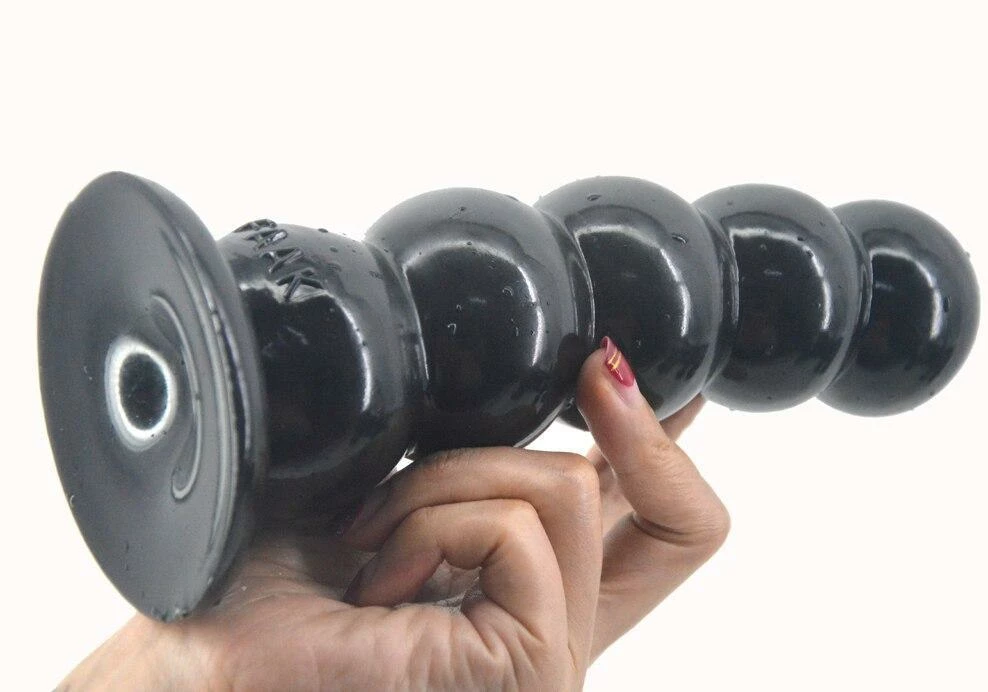 Kinky Cloth Big Dildo Strong Suction Beads Plug 2 Kinky Cloth Big Dildo Strong Suction Beads Plug