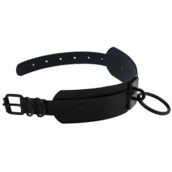 Kinky Cloth Black O-Ring Gothic Choker