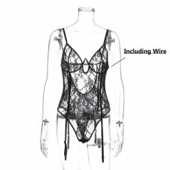 Kinky Cloth Black Lace Sheer Cat Walker Bodysuit 12 Kinky Cloth Black Lace Sheer Cat Walker Bodysuit