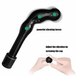Kinky Cloth Prostate Massagers Long Handle Vibrating Prostate Massager