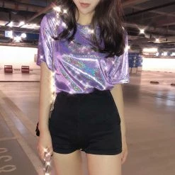 Kinky Cloth Blade Runner Hologram Top