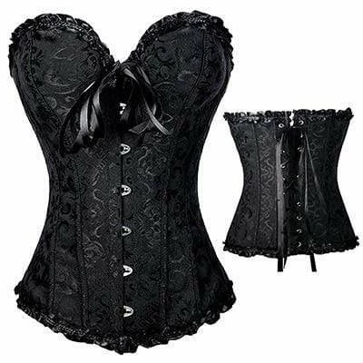 Kinky Cloth Blue Gothic Classic Plus Size Corset 13 Kinky Cloth Blue Gothic Classic Plus Size Corset