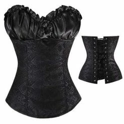 Kinky Cloth Blue Gothic Classic Plus Size Corset 32 Kinky Cloth Blue Gothic Classic Plus Size Corset
