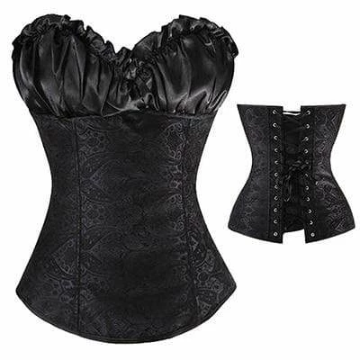 Kinky Cloth Blue Gothic Classic Plus Size Corset 12 Kinky Cloth Blue Gothic Classic Plus Size Corset