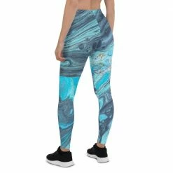 Kinky Cloth Blue Marble Leggings