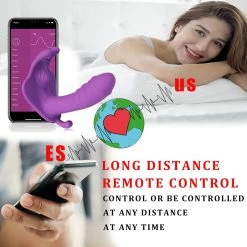 Kinky Cloth Dildos Bluetooth Butterfly Vibrator