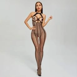 Kinky Cloth Crotchless Panties Bodystockings Lingerie Bodysuit