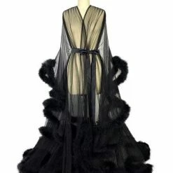 Kinky Cloth Boudoir Feather Sheer Boa Robe DDLG - Daddy / Little 25 Kinky Cloth Boudoir Feather Sheer Boa Robe DDLG - Daddy / Little