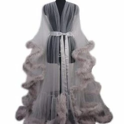 Kinky Cloth Boudoir Feather Sheer Boa Robe DDLG - Daddy / Little 20 Kinky Cloth Boudoir Feather Sheer Boa Robe DDLG - Daddy / Little