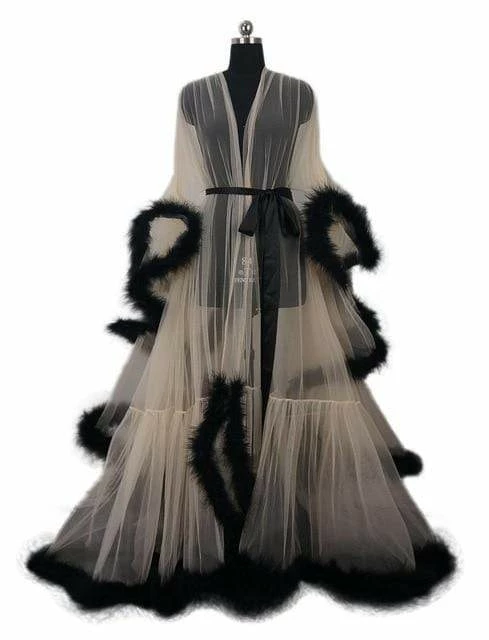 Kinky Cloth Boudoir Feather Sheer Boa Robe DDLG - Daddy / Little 16 Kinky Cloth Boudoir Feather Sheer Boa Robe DDLG - Daddy / Little
