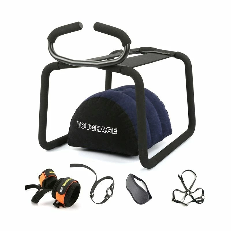 Kinky Cloth On Sale Bounce Sex Chair W/Handrail 1 Kinky Cloth On Sale Bounce Sex Chair W/Handrail