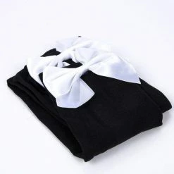 Kinky Cloth Bow Peep Long Stockings DDLG - Daddy / Little