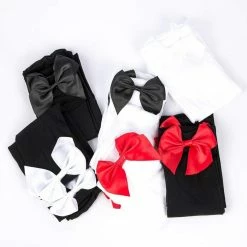Kinky Cloth Bow Peep Long Stockings DDLG - Daddy / Little