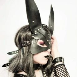 Kinky Cloth BDSM Bunny Double Layer Face Mask
