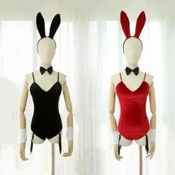 Kinky Cloth Bunny Lingerie Bodysuit Costume Set
