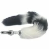 Kinky Cloth Blended Stripes Tail Plug Pet Play
